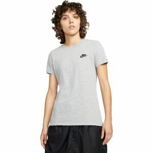 Nike NSW CLUB TEE W Dámske tričko, sivá, veľkosť S