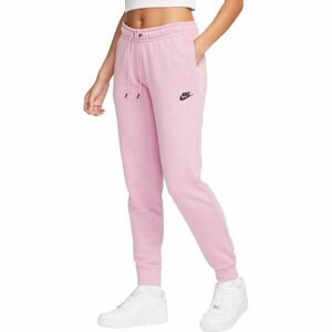 Nike NSW ESSNTL PANT REG FLC MR Dámske tepláky, ružová, veľkosť L