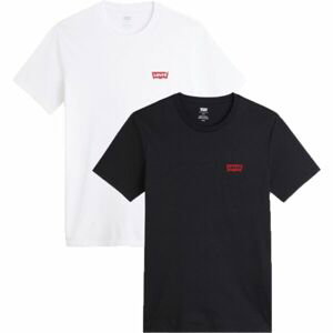 Levi's GRAPHIC CREWNECK T-SHIRT 2 PACK Pánske tričko, čierna, veľkosť S