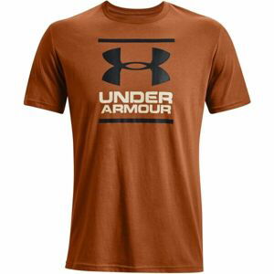 Under Armour GL FOUNDATION SS T Pánske tričko, hnedá, veľkosť M