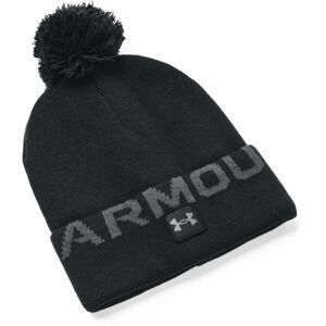 Under Armour UA HALFTIME FLEECE POM Pánska zimná čiapka, čierna, veľkosť OSFM