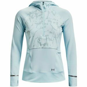 Under Armour OUTRUN THE COLD HOODED HZ Dámska bežecká mikina, svetlomodrá, veľkosť M