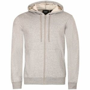 Calvin Klein ZIP THROUGH HOODY Pánska mikina, sivá, veľkosť