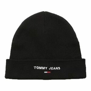 Tommy Hilfiger TJM SPORT BEANIE Pánska zimná čiapka, čierna, veľkosť UNI