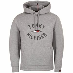 Tommy Hilfiger VARSITY GRAPHIC HOODY Pánska mikina, sivá, veľkosť XXL
