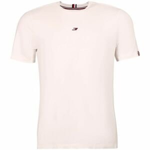 Tommy Hilfiger ESSENTIALS SMALL LOGO S/S TEE Pánske tričko, biela, veľkosť L