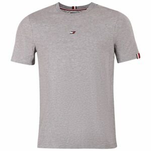 Tommy Hilfiger ESSENTIALS SMALL LOGO S/S TEE Pánske tričko, sivá, veľkosť XXL