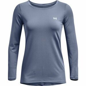 Under Armour HG ARMOUR LONG SLEEVE Dámske tričko, tmavo modrá, veľkosť sm