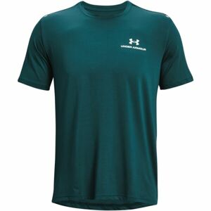 Under Armour RUSH ENERGY SS Pánske športové tričko, tmavo zelená, veľkosť XXL