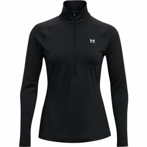 Under Armour AUTHENTICS CG 1/2 ZIP Dámske tričko s dlhým rukávom, čierna, veľkosť M