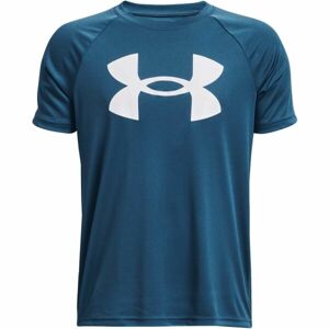 Under Armour TECH BIG LOGO SS Chlapčenské tričko, tmavo modrá, veľkosť L