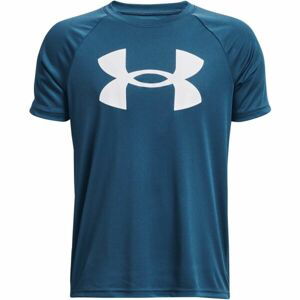 Under Armour TECH BIG LOGO SS Chlapčenské tričko, tmavo modrá, veľkosť XL