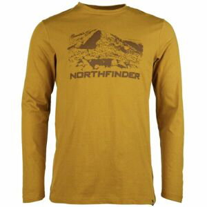 Northfinder REGINALD Pánske tričko, žltá, veľkosť XXL