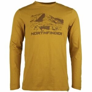 Northfinder REGINALD Pánske tričko, žltá, veľkosť L