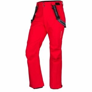 Northfinder BRIAR Pánske lyžiarske nohavice, červená, veľkosť XXL