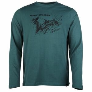 Northfinder JAKOBE Pánske tričko, tmavo zelená, veľkosť XXL