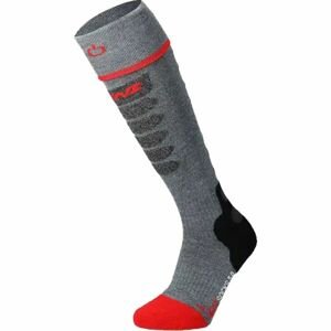 Lenz HEAT SOCK 5.1 TOE CAP SLIM Vyhrievané ponožky, sivá, veľkosť 31-34