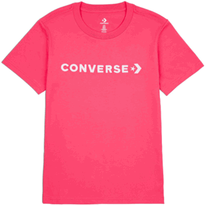 Converse CF STRIP WORDMARK SS TEE Dámske tričko, ružová, veľkosť L