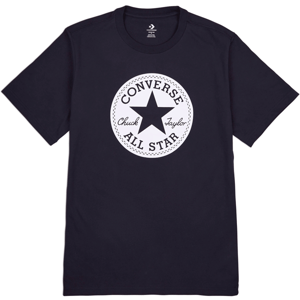 Converse STANDARD FIT CENTER FRONT CHUCK PATCH KNOCK OUT TEE Pánske tričko, čierna, veľkosť S