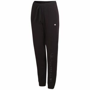 Champion RIB CUFF PANTS Dámske tepláky, čierna, veľkosť S