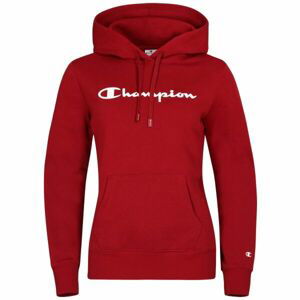 Champion HOODED SWEATSHIRT Dámska mikina, červená, veľkosť S