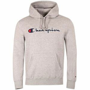 Champion HOODED SWEATSHIRT Pánska mikina, sivá, veľkosť S