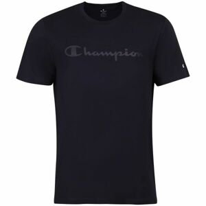 Champion CREWNECK LOGO T-SHIRT Pánske tričko, tmavo modrá, veľkosť M
