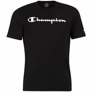 Champion CREWNECK LOGO T-SHIRT Pánske tričko, čierna, veľkosť XXL