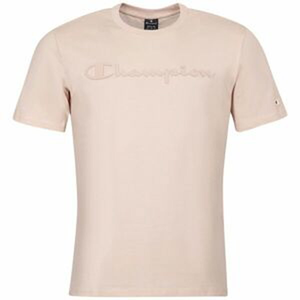 Champion CREWNECK LOGO T-SHIRT Pánske tričko, ružová, veľkosť L