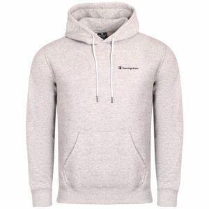 Champion FALL POLY FLEECE HOODED SWEATSHIRT Pánska mikina, sivá, veľkosť XXL