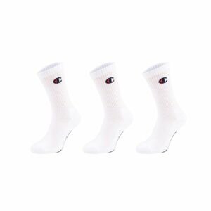 Champion 3PK CREW SOCKS Unisexové ponožky, biela, veľkosť 35-38