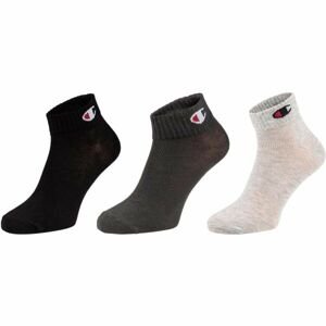 Champion 3PK QUARTER SOCKS  Ponožky, čierna, veľkosť 35-38