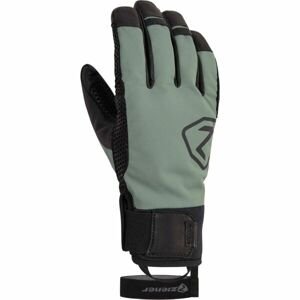 Ziener GASPAR AS PR Lyžiarske rukavice, tmavo zelená, veľkosť 9.5