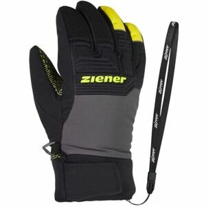 Ziener LANUS AS  PR JR Detské lyžiarske rukavice, čierna, veľkosť 5.5
