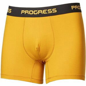 PROGRESS CC SKN Pánske funkčné boxerky, žltá, veľkosť XXL