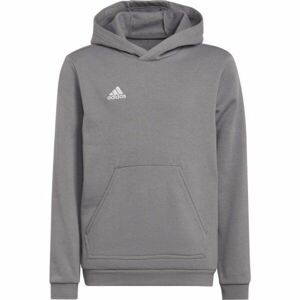 adidas ENT22 HOODY Y juniorská futbalová mikina, sivá, veľkosť 152