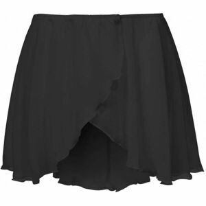 PAPILLON SHORT SKIRT Detská sukňa na balet, čierna, veľkosť L