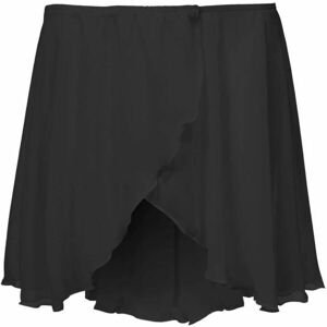 PAPILLON SHORT SKIRT Detská sukňa na balet, čierna, veľkosť 140