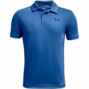 Under Armour PERFORMANCE POLO Chlapčenské golfové tričko, modrá, veľkosť M