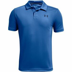 Under Armour PERFORMANCE POLO Chlapčenské golfové tričko, modrá, veľkosť S