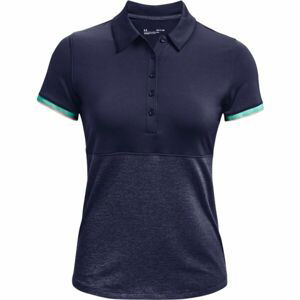 Under Armour ZINGER POINT SS POLO Dámske golfové polo tričko, tmavo modrá, veľkosť L