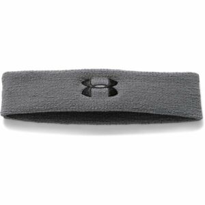 Under Armour PERFORMANCE HEADBAND Pánska čelenka, sivá, veľkosť UNI