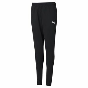 Puma TEAMRISE POLY TRG PANTS JR Chlapčenské športové nohavice, čierna, veľkosť 140