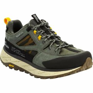 Jack Wolfskin TERRAQUEST TEXAPORE LOW M Pánska treková obuv, khaki, veľkosť 44