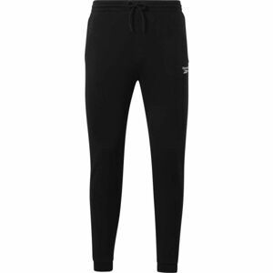 Reebok RI FT LEFT LEG JOGGER Pánske tepláky, čierna, veľkosť L