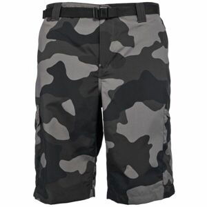 Columbia SILVER RIDGE PRINTED CARGO SHORT Pánske šortky, tmavo sivá, veľkosť 36