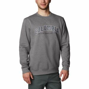 Columbia M LOGO FLEECE C Pánska voľnočasová mikina, tmavo sivá, veľkosť XL