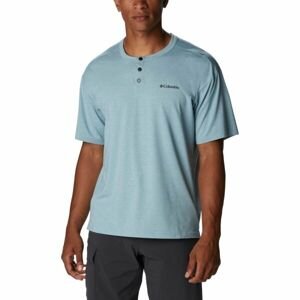Columbia CORAL RIDGE PERFORMANCE SHORT SLEEVE Pánske tričko, svetlomodrá, veľkosť 2XL