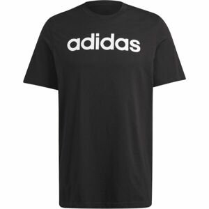 adidas LIN SJ TEE Pánske tričko, čierna, veľkosť