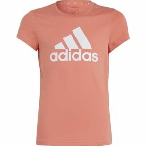 adidas ESS BL T Dievčenské tričko, oranžová, veľkosť 140